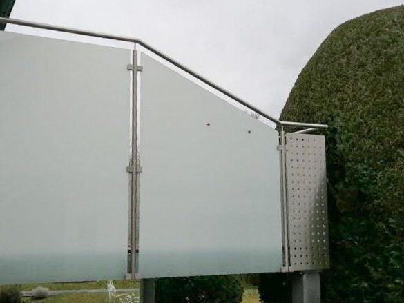 Sichtschutz an der Terrasse