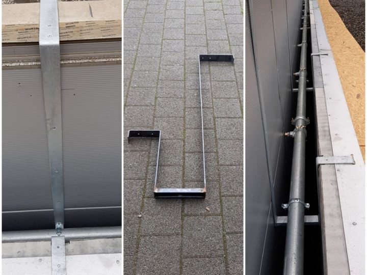 Kantteil aus Edelstahl